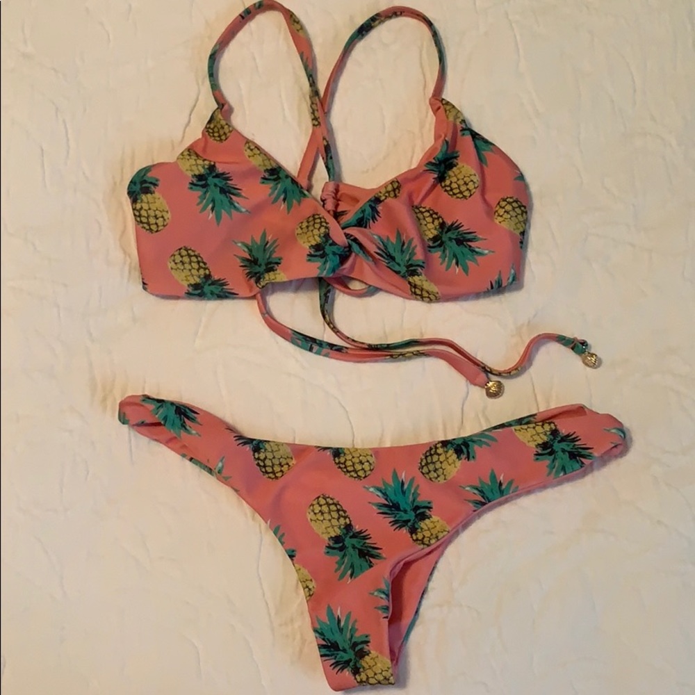 Wildfox Pineapple Express Reversible Bikini